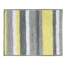 Load image into Gallery viewer, iDesign Stripz Microfiber Polyester Bath Mat, Non-Slip Shower Accent Rug