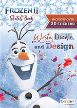 Load image into Gallery viewer, Disney Frozen 2 Olaf Deluxe 48-Page Sketch Book with Stickers, Coloring Book