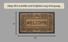 Load image into Gallery viewer, Front Door Mat for Outdoor Entrance 18 Inch Length, 30 Inch Width Welcome Mat