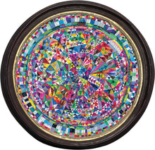 Load image into Gallery viewer, eeBoo: Piece and Love Triangle Pattern 500 Piece Round Circle Jigsaw Puzzle