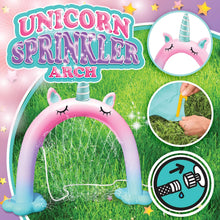 Load image into Gallery viewer, Splash Buddies Sprinklers for Yard – Unicorn Inflatable Sprinkler Arch for Kids