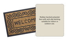 Load image into Gallery viewer, Front Door Mat for Outdoor Entrance 18 Inch Length, 30 Inch Width Welcome Mat