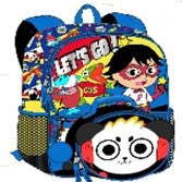 Load image into Gallery viewer, Ryan’s World 4 Piece Backpack Set for Girls and Boys, Kids School Travel Bag