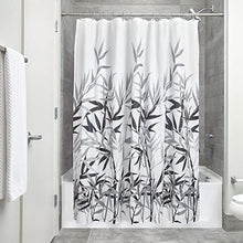 Load image into Gallery viewer, InterDesign Anzu Polyester Shower Curtain Finish: Gray Print