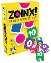 Load image into Gallery viewer, Gamewright Zoinx - The All or Nothing Dice Game Multi-colored, 5"