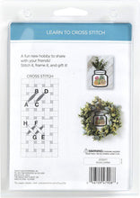 Load image into Gallery viewer, Bucilla 47908E My 1st Stitch Counted Cross Stitch Kit, 4", Terrarium Cactus