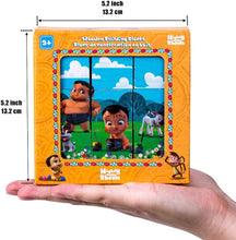 Load image into Gallery viewer, Mighty Little Bheem Wood 6 Sided Building Stacking Block Puzzle 6 Puzzles in 1