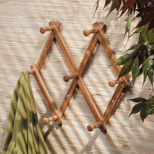 Load image into Gallery viewer, ID Formbu Wall Mount Entryway Expanding Storage Rack for Jackets Natural Bamboo