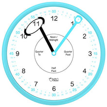 Load image into Gallery viewer, Educational Wall Clock - Silent Movement Time Teaching Clock