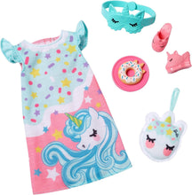 Load image into Gallery viewer, Barbie Clothes Pajamas and Slippers with Bedtime Accessories