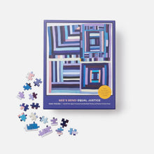 Load image into Gallery viewer, Gee's Bend: Equal Justice: A Quilt Print Jigsaw Puzzle: 750 Pieces