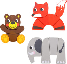 Load image into Gallery viewer, Learning Curve My First Animals Jigsaw Puzzle Set for Kids, Multicolor