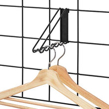 Load image into Gallery viewer, iDesign Jayce Metal Hanger Hook Modular Grid Wall System Matte Black
