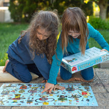 Load image into Gallery viewer, eeBoo: Upcycled Robots 100 Piece Puzzle, Perfect Project for Little Hands