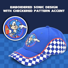 Load image into Gallery viewer, Sonic The Hedgehog Baseball Cap, Kids Adjustable Baseball Hat, Blue, One Size
