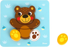 Load image into Gallery viewer, Learning Curve My First Animals Jigsaw Puzzle Set for Kids, Multicolor
