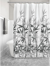 Load image into Gallery viewer, InterDesign Anzu Polyester Shower Curtain Finish: Gray Print