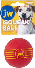 Load image into Gallery viewer, JW iSqueak Ball Durable Natural Rubber Dog Toy (Assorted Colors)