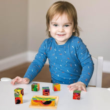 Load image into Gallery viewer, Mighty Little Bheem Wood 6 Sided Building Stacking Block Puzzle 6 Puzzles in 1