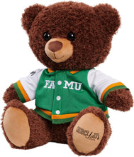Load image into Gallery viewer, Just Play HBCyoU FAMU 10-inch Snuggly Letterman Teddy Bear