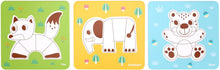 Load image into Gallery viewer, Learning Curve My First Animals Jigsaw Puzzle Set for Kids, Multicolor