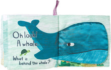 Load image into Gallery viewer, Manhattan Toy What's Outside? Sea-Themed Soft Baby Activity Book with Rattle