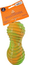 Load image into Gallery viewer, PawFam Rubber Squeak Dog Puppy Toy Chew Bone Shaped, Assorted Colors, 1 ea.