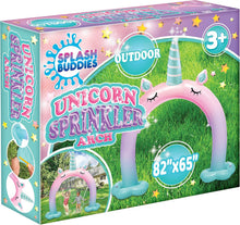 Load image into Gallery viewer, Splash Buddies Sprinklers for Yard – Unicorn Inflatable Sprinkler Arch for Kids