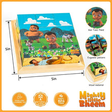 Load image into Gallery viewer, Mighty Little Bheem Wood 6 Sided Building Stacking Block Puzzle 6 Puzzles in 1