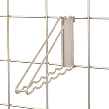 Load image into Gallery viewer, iDesign Jayce Metal Hanger Hook Modular Grid Wall System Satin Silver