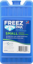 Load image into Gallery viewer, Freez Pak The Icicle Lunch Bag Cooler 16 oz. Blue Small