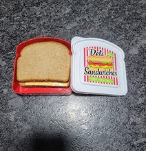 Load image into Gallery viewer, Set of 3 Food Storage Sandwich Containers, 2 cups / 16 oz