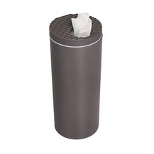 Load image into Gallery viewer, iDesign Reusable Wipe Dispensing Canister for the Car, Bathroom, Charcoal