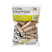 Load image into Gallery viewer, MOOLAH Preformed Assorted Coin Wrappers, 36 Count, 729000