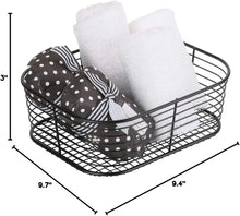 Load image into Gallery viewer, iDesign Vienna Vanity Cosmetics and Makeup Storage Bathroom Basket Small