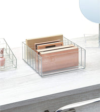 Load image into Gallery viewer, iDesign Clarity BPA-Free Plastic Divided Wide Makeup Palette Organizer
