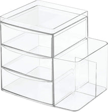 Load image into Gallery viewer, iDesign Clarity Cosmetic Organizer - 3 Drawers, Clear