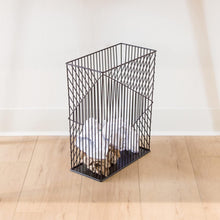 Load image into Gallery viewer, U Brands Vena Trash Can - Black
