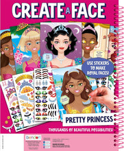 Load image into Gallery viewer, Bendon Create-A-Face Sticker Book - Pretty Princess- Ages 3+