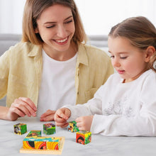 Load image into Gallery viewer, Mighty Little Bheem Wood 6 Sided Building Stacking Block Puzzle 6 Puzzles in 1
