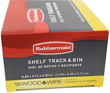 Load image into Gallery viewer, Rubbermaid Pantry Organization Shelf Track and Bin