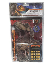 Load image into Gallery viewer, Jurassic World Calculator School Supplies Set 7 Piece Bundle for Back to School