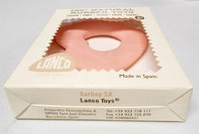 Load image into Gallery viewer, LANCO TOYS 100% Natural rubber Heart organic baby bath toy touch sight NIB