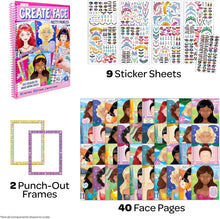 Load image into Gallery viewer, Bendon Create-A-Face Sticker Book - Pretty Princess- Ages 3+