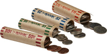 Load image into Gallery viewer, MOOLAH Preformed Assorted Coin Wrappers, 36 Count, 729000