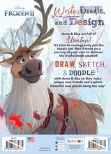 Load image into Gallery viewer, Disney Frozen 2 Olaf Deluxe 48-Page Sketch Book with Stickers, Coloring Book