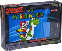 Load image into Gallery viewer, Officially Licensed Nintendo Super Mario World LuminArt Light up Canvas Wall Art