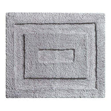 Load image into Gallery viewer, iDesign Spa Small Microfiber Accent Shower Rug, Bath Mat - Gray
