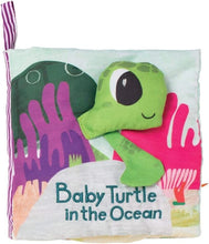 Load image into Gallery viewer, Manhattan Toy What's Outside? Sea-Themed Soft Baby Activity Book with Rattle
