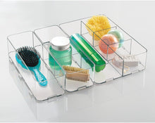 Load image into Gallery viewer, iDesign Clarity Interlocking Drawer Organizer, Extra Large, Clear